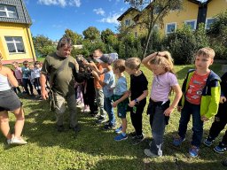 Ukázka výcviku dravců